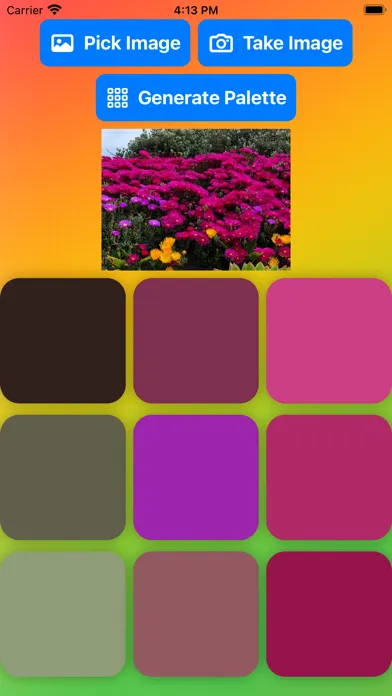 Screenshot di Paletter - Color Palettes Fast