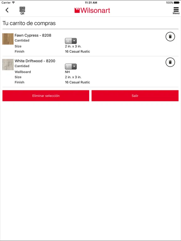 Wilsonart Texturas iPad  स्क्रीनशॉट