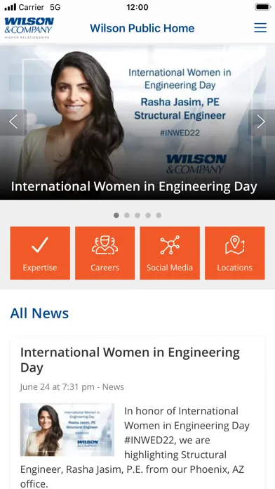 OneConnect @ Wilson & Company Screenshots