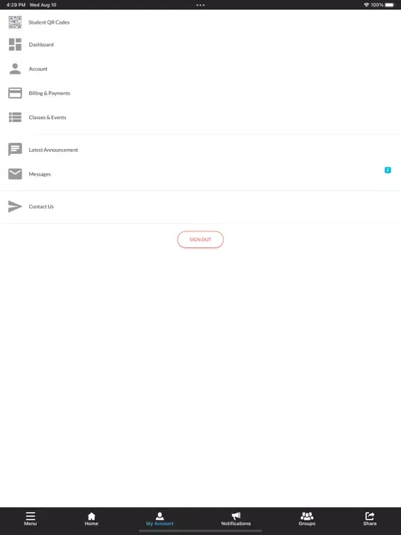 Wilson School of Gymnastics iPad  স্ক্রিনশট