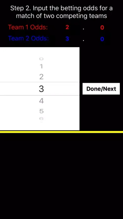 Zrzuty ekranu Sure Win Bet Calculator