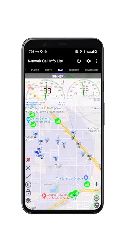 Zrzuty ekranu Network Cell Info Lite & Wifi