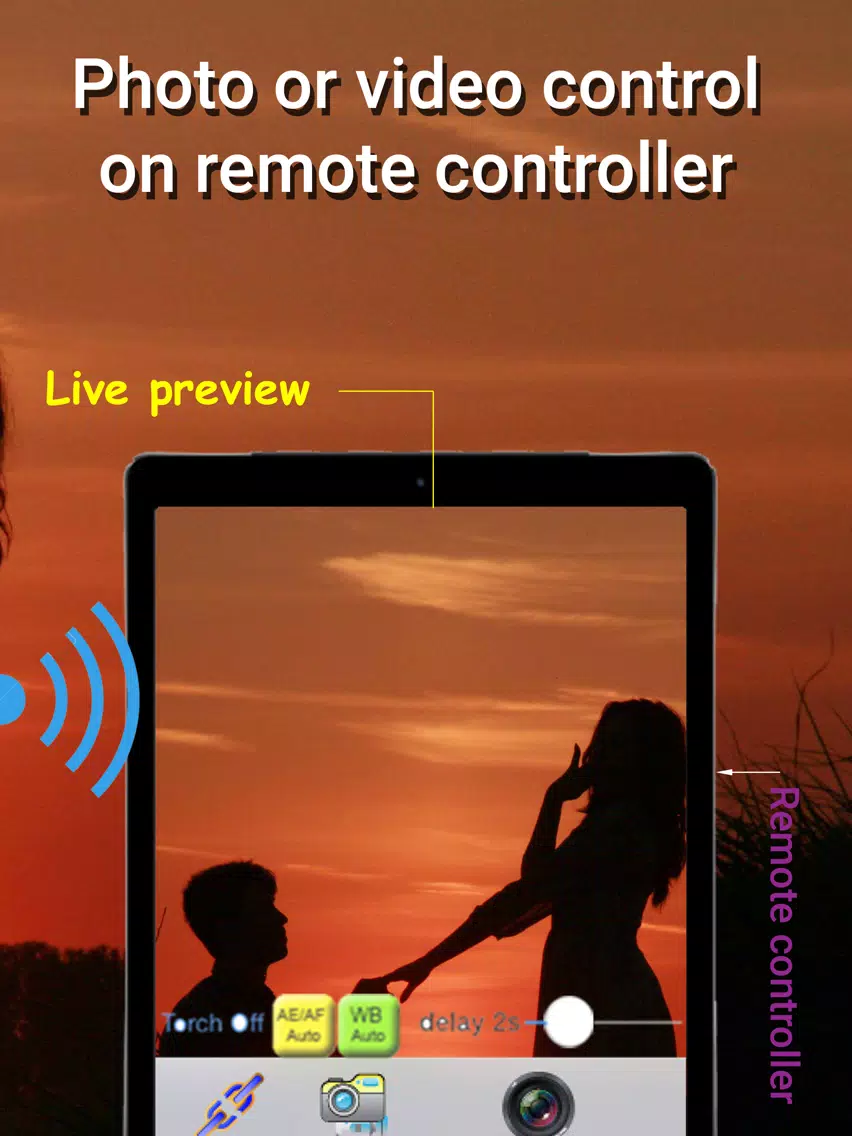 iSelfie Two - remote selfie iPad  स्क्रीनशॉट