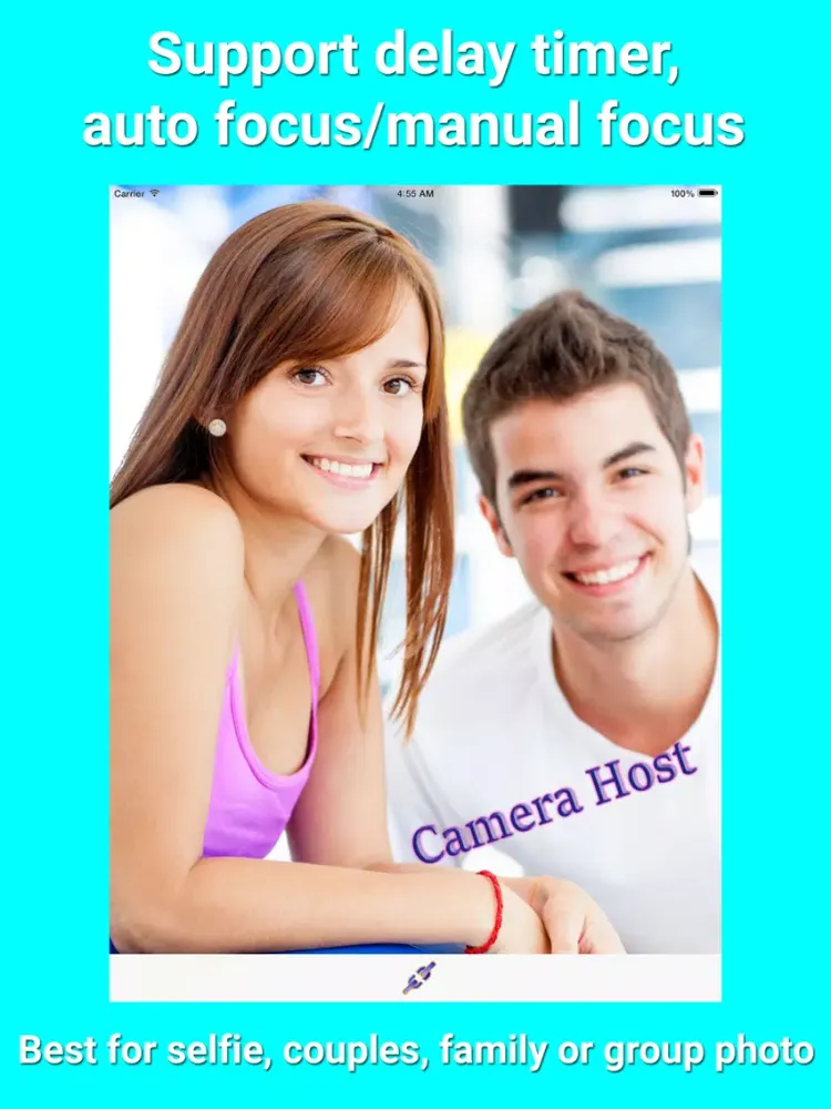 Capturas de tela do iSelfie Two - remote selfie iPad 
