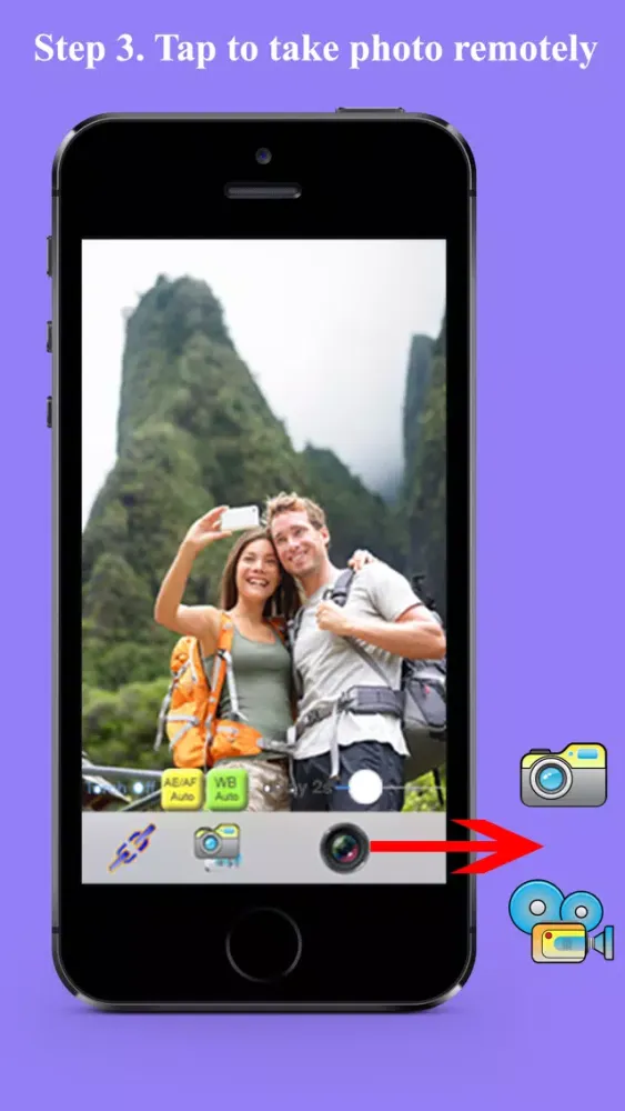 Capturas de tela do iSelfie Two - remote selfie