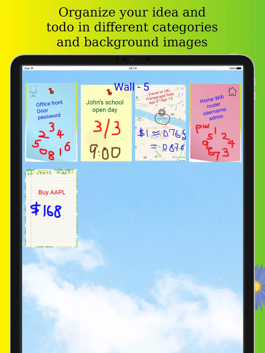 Pocket Notepad iPad  Screenshots