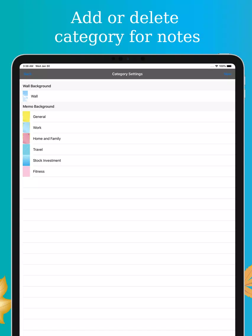 Pocket Notepad iPad  Screenshots