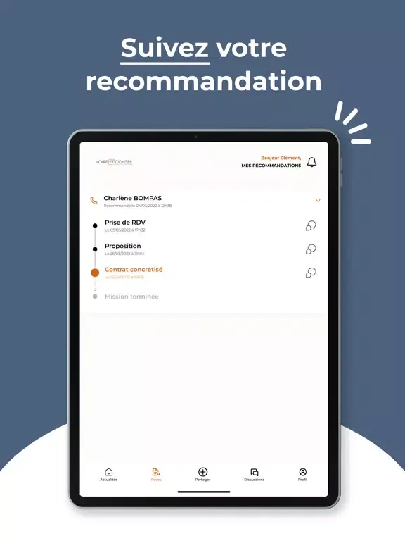 Loire et Conseil iPad  Screenshots