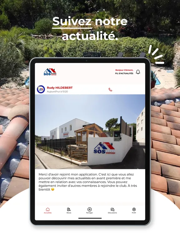 Скриншоты SOS Fuite Toiture iPad 