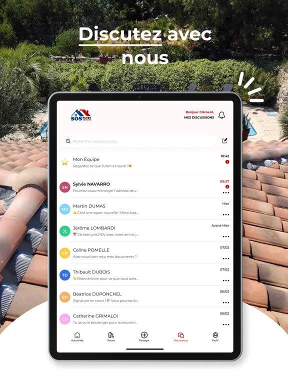 Скриншоты SOS Fuite Toiture iPad 