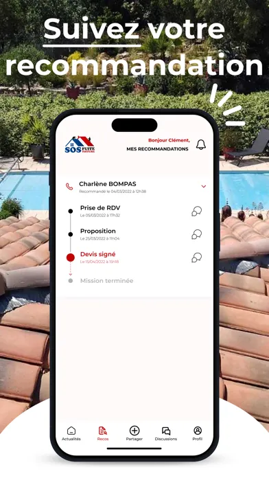 Скриншоты SOS Fuite Toiture