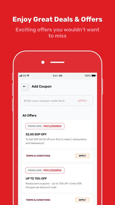 ภาพหน้าจอของ Wimpy Egypt: Order Food Online