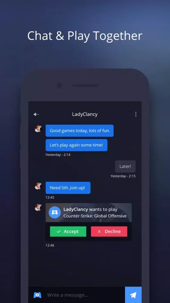 Capturas de tela do Wind: Find gamers to play with