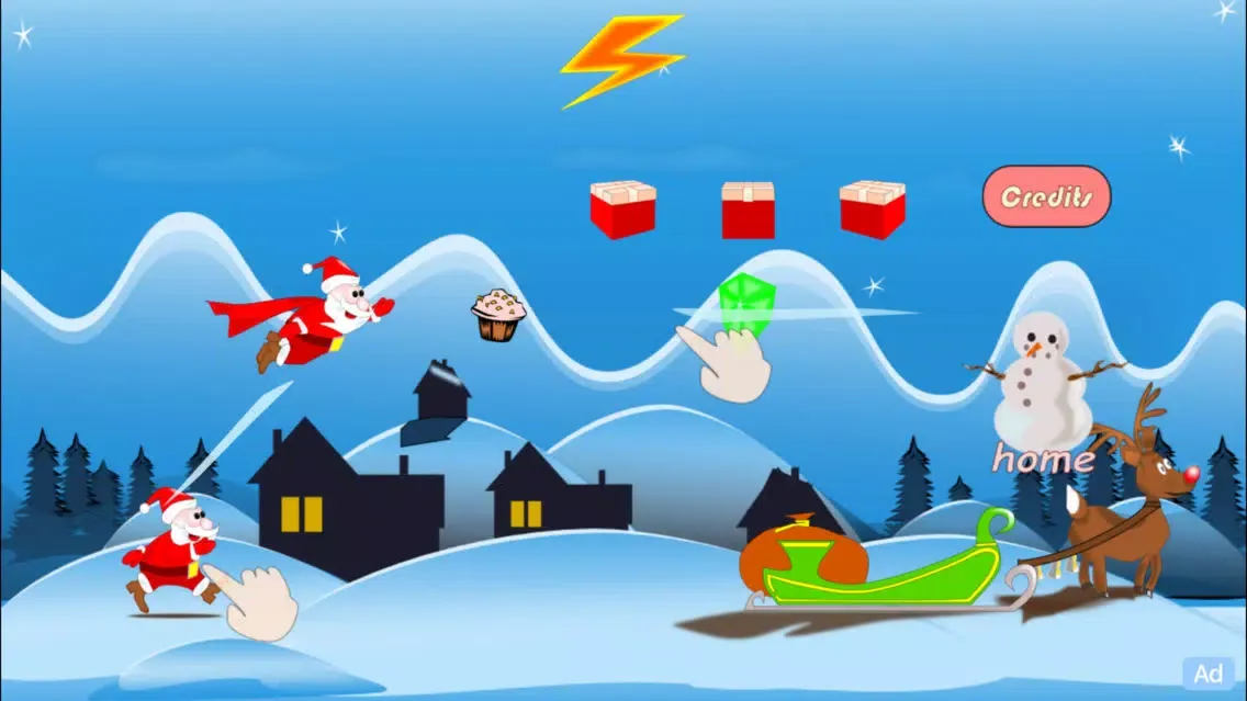 Santa Lost his Sleigh سکرین شاٹس