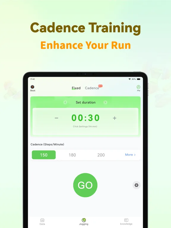 Slow Jogging Tracker &Timer iPad  স্ক্রিনশট