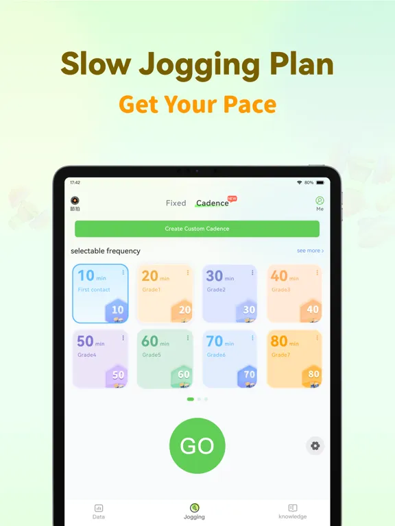 Slow Jogging Tracker &Timer iPad  স্ক্রিনশট