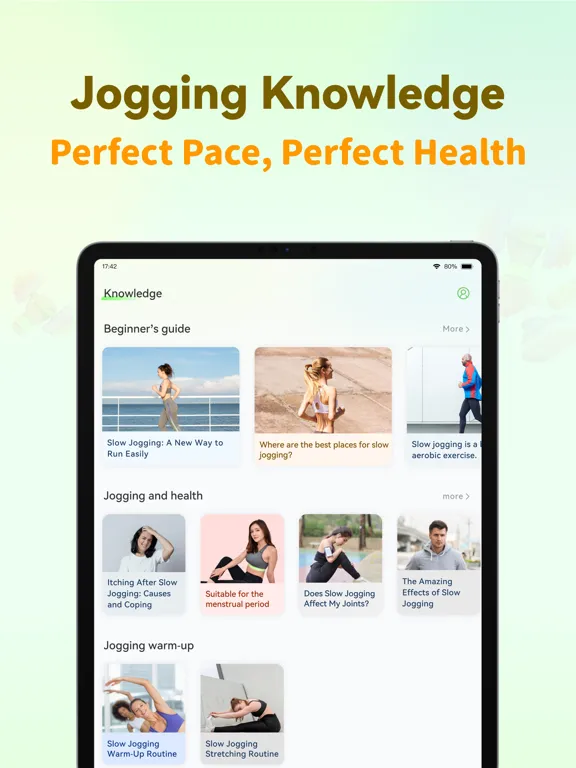 Slow Jogging Tracker &Timer iPad  স্ক্রিনশট