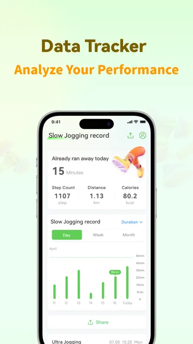 Slow Jogging Tracker &Timer স্ক্রিনশট