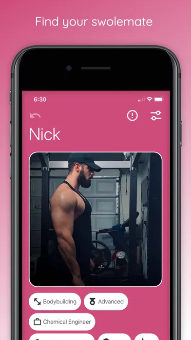 Tangkapan layar Spotter: Find Your Swolemate