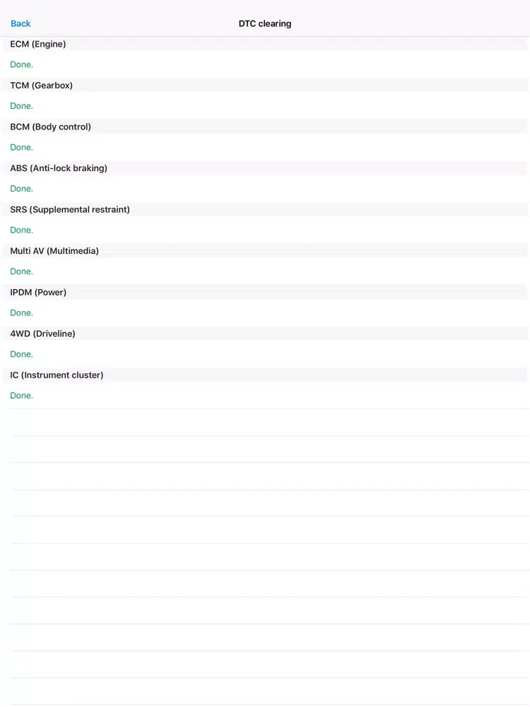 WindFast Lite Infiniti/Nissan iPad  Screenshots