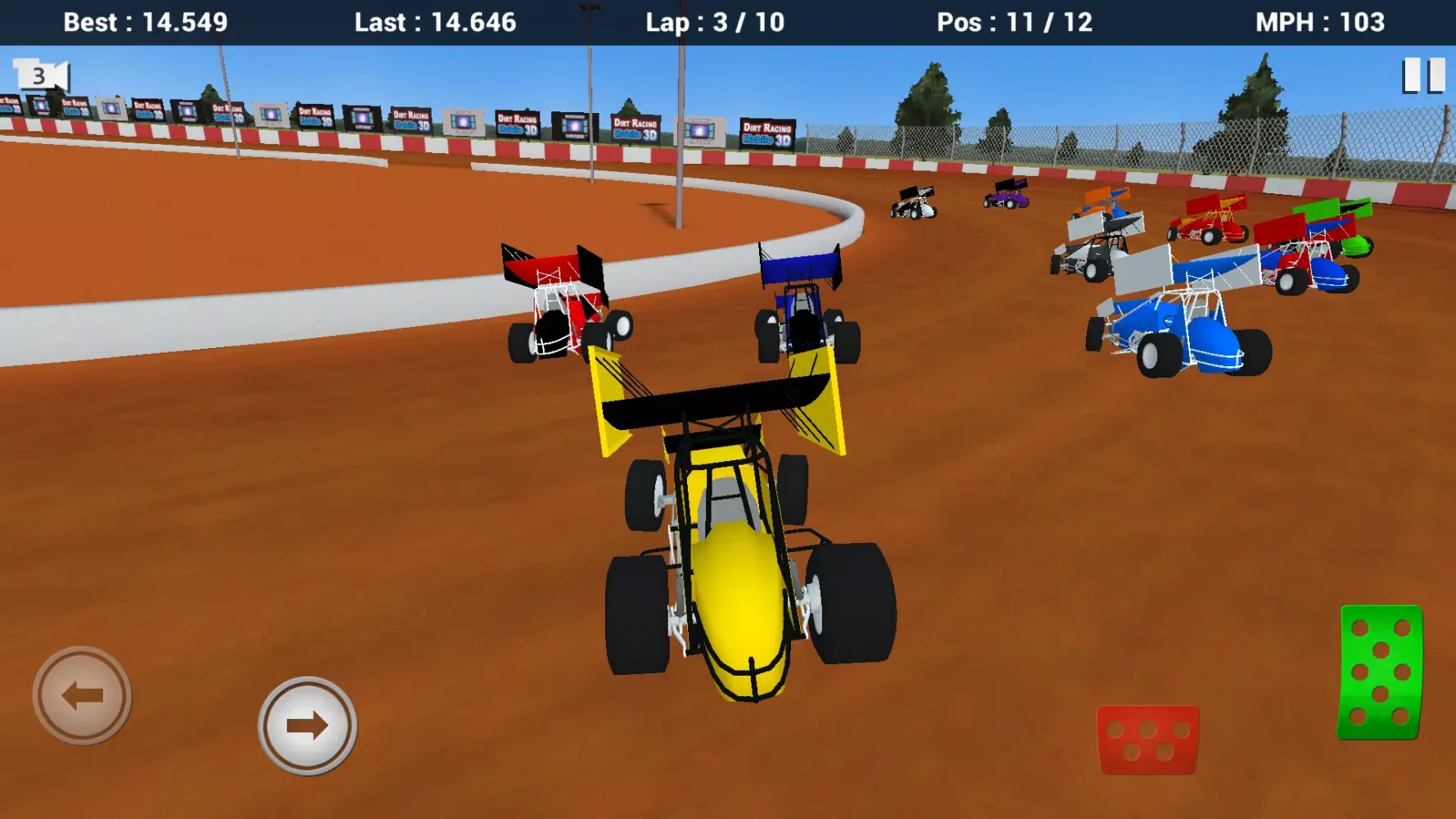 Zrzuty ekranu Dirt Racing Mobile 3D
