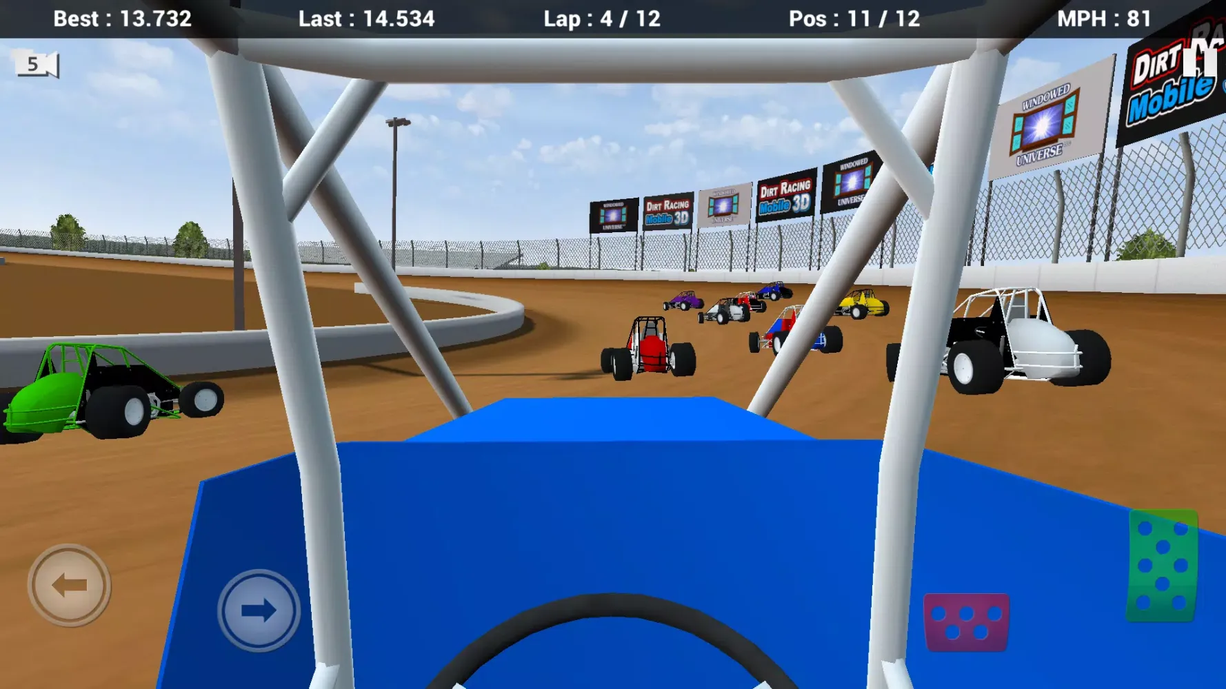 Zrzuty ekranu Dirt Racing Mobile 3D