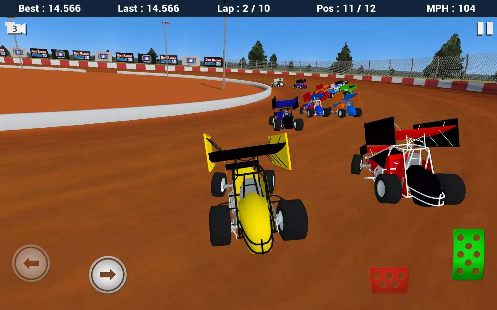 Zrzuty ekranu Dirt Racing Mobile 3D