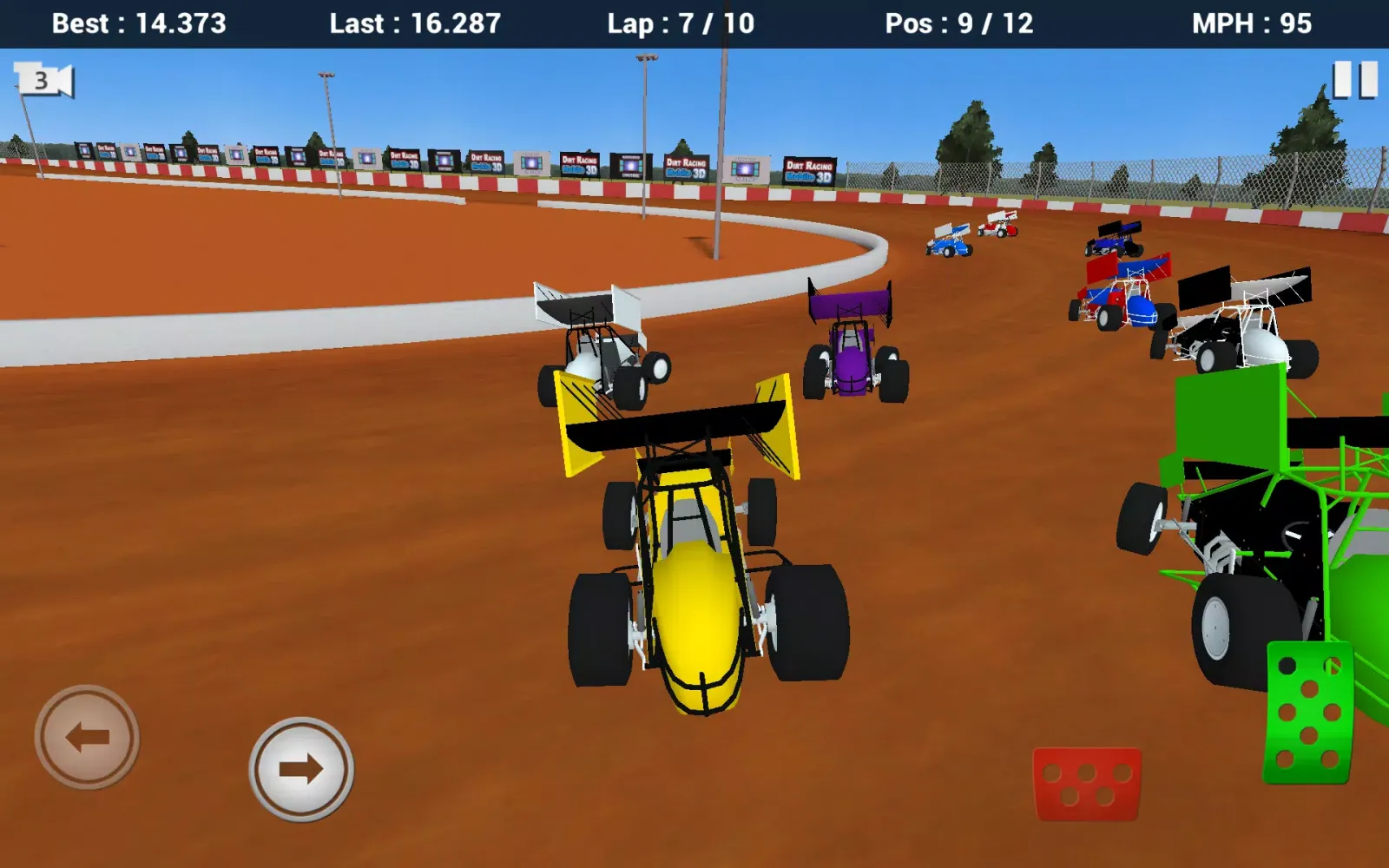 Zrzuty ekranu Dirt Racing Mobile 3D
