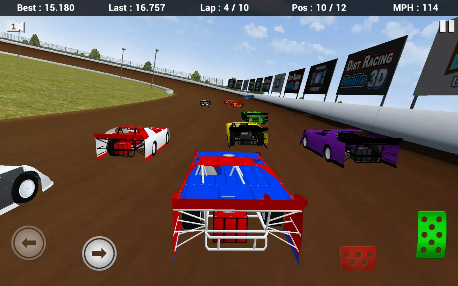 Zrzuty ekranu Dirt Racing Mobile 3D