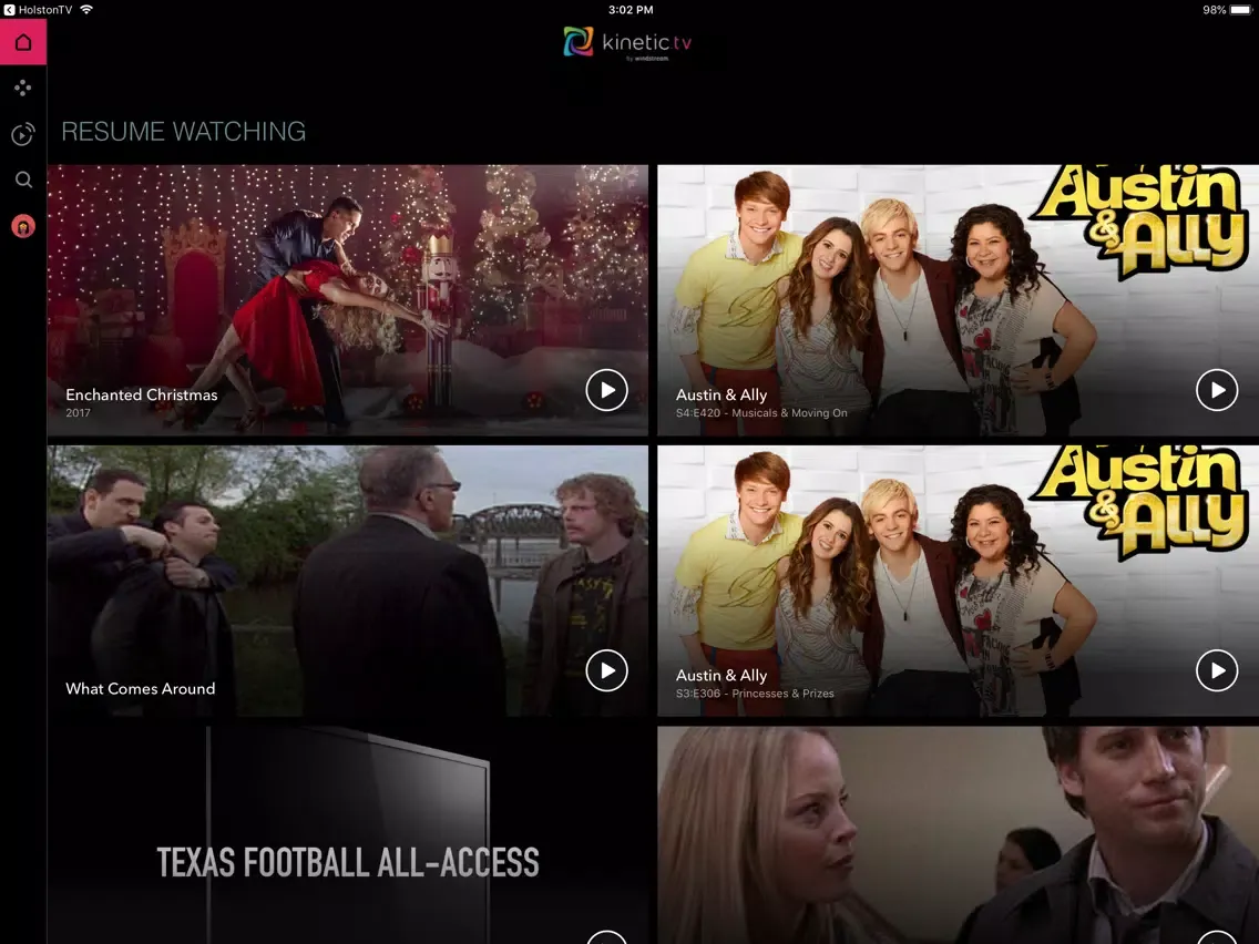 Kinetic TV iPad  سکرین شاٹس