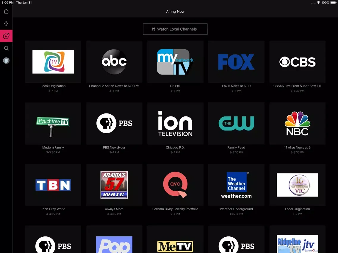 Kinetic TV iPad  سکرین شاٹس