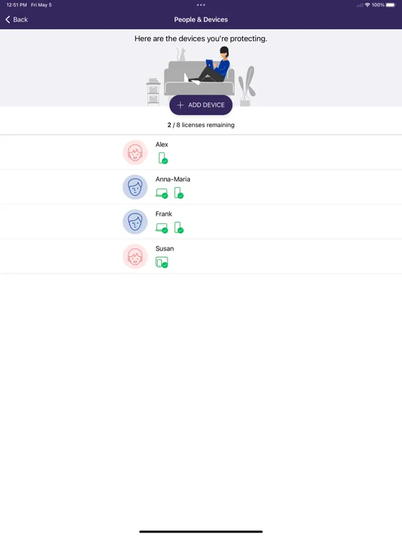 Kinetic Secure iPad 应用截图