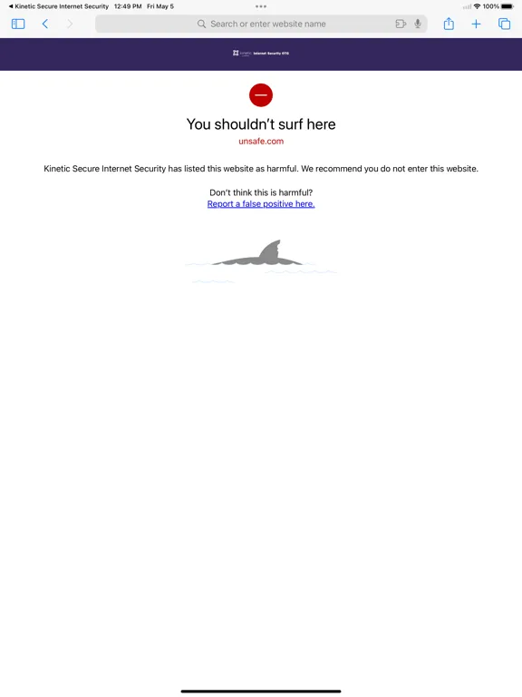 Kinetic Secure iPad 应用截图