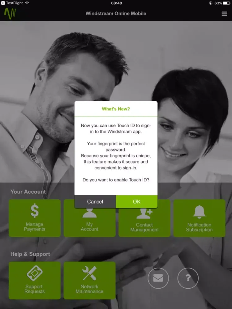 Скриншоты Windstream Online Mobile iPad 