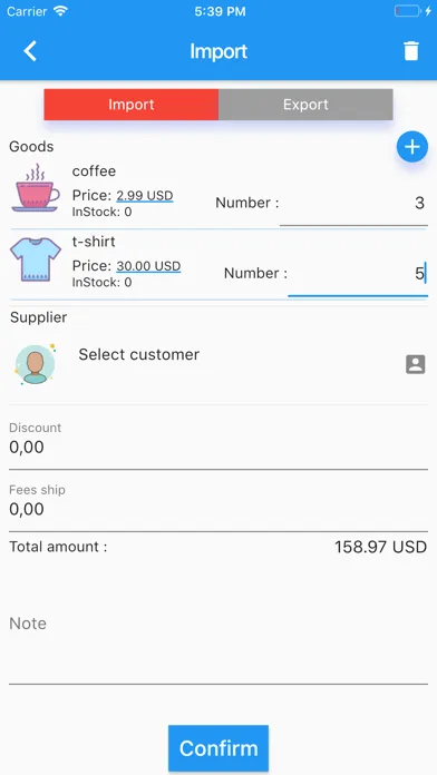 Tangkapan layar TShop - Shopkeeper Tool