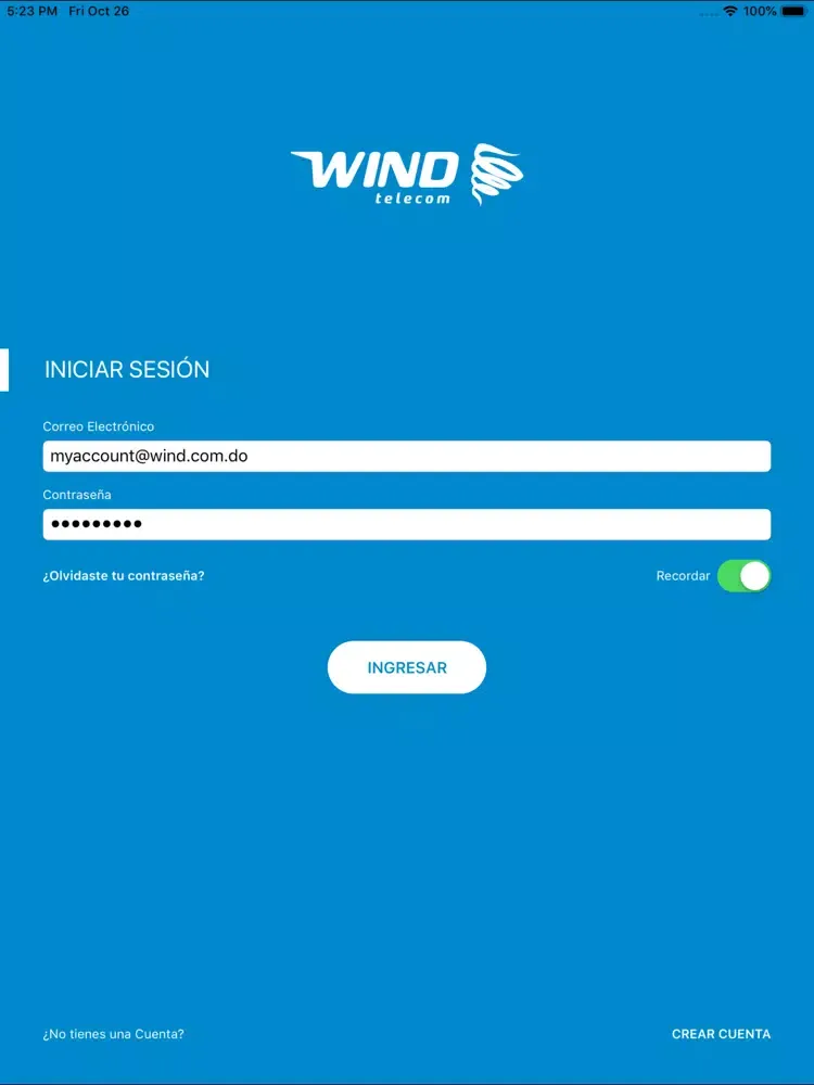 Captures d'écran de WindApp iPad 