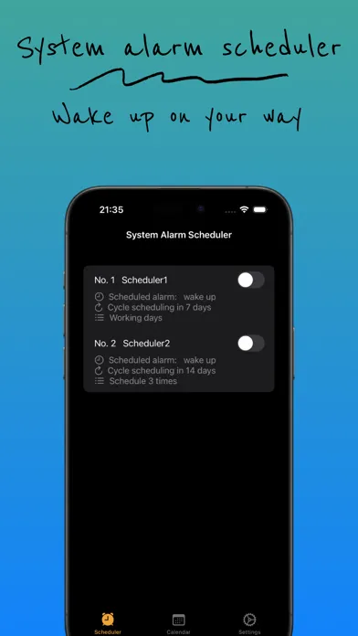autoAlarm-system alarm helper Ekran Görüntüleri