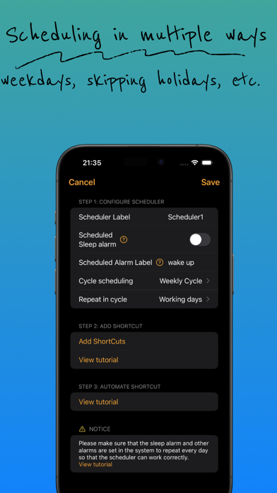 autoAlarm-system alarm helper Screenshots