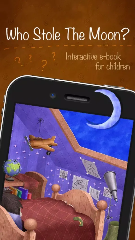 Captures d'écran de Who Stole The Moon? - Interactive e-book for children (iPhone version)
