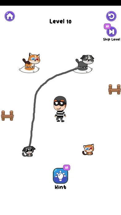 Dog Escape: Draw to Puppy スクリーンショット