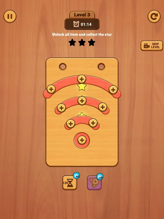 Capturas de pantalla de Wood Screws: Nut n Bolt Puzzle iPad 