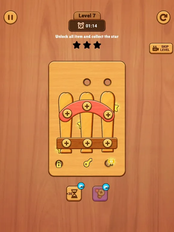 Capturas de pantalla de Wood Screws: Nut n Bolt Puzzle iPad 