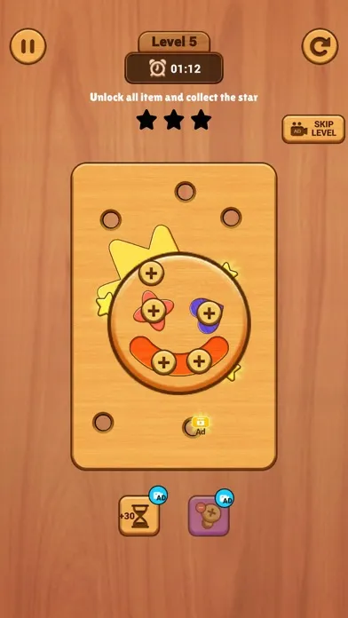 Capturas de pantalla de Wood Screws: Nut n Bolt Puzzle