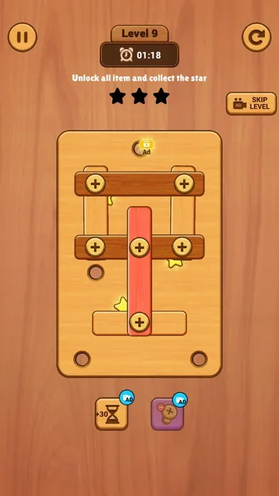 Capturas de pantalla de Wood Screws: Nut n Bolt Puzzle