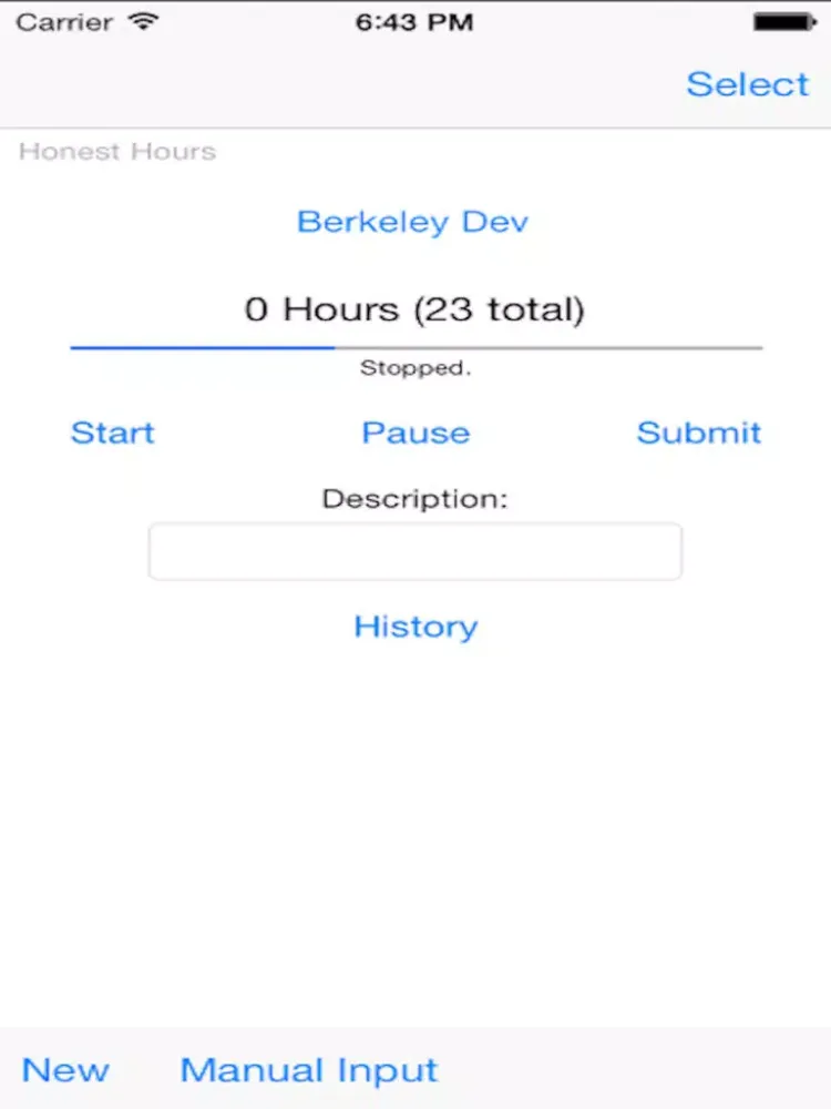 Screenshot di Honest Hours iPad 