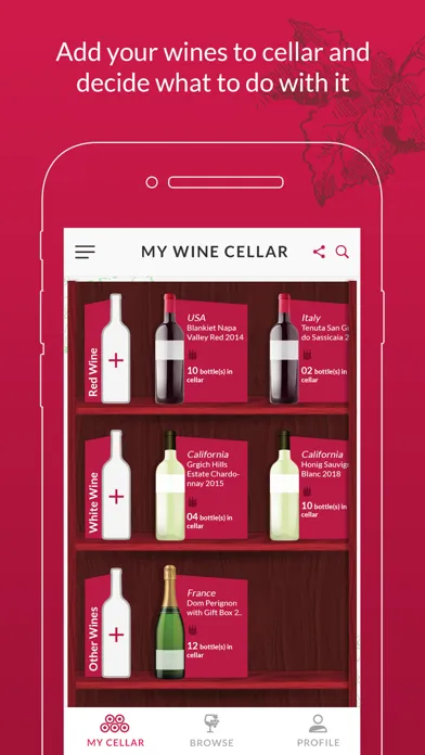 Wine Collection Ekran Görüntüleri