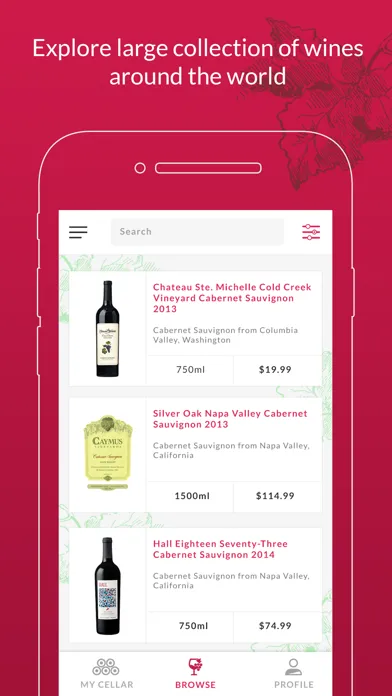 Wine Collection Ekran Görüntüleri