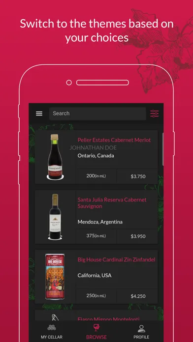 Wine Collection Ekran Görüntüleri