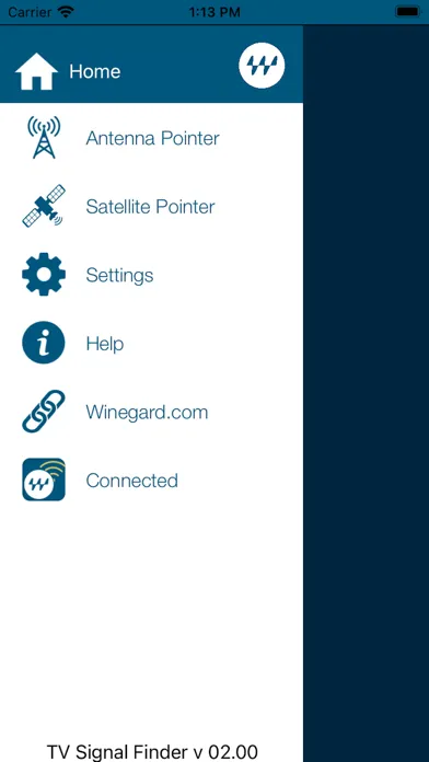Captures d'écran de Winegard – TV Signal Finder