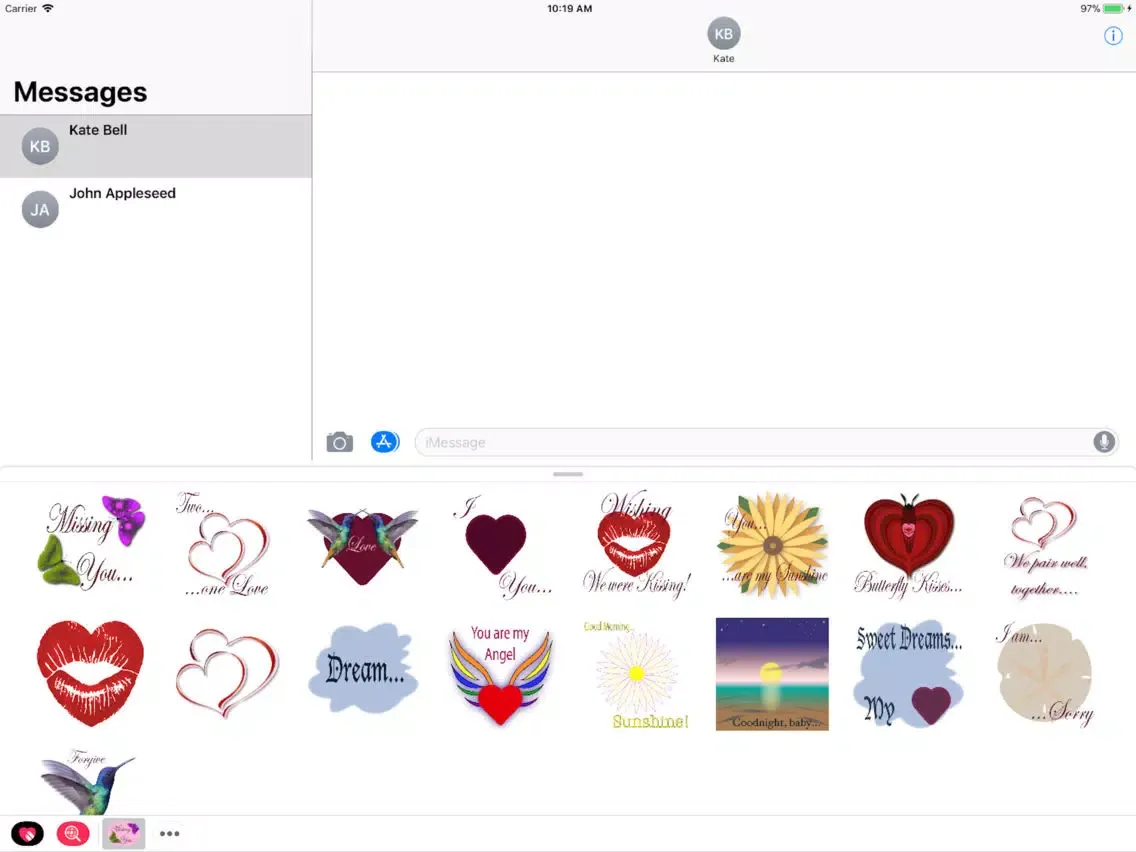 ภาพหน้าจอของ Enchanted Love iPad 